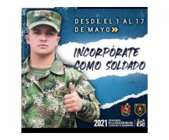 INCORPÓRATE COMO SOLDADO