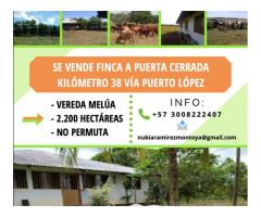 SE VENDE FINCA A PUERTA CERRADA